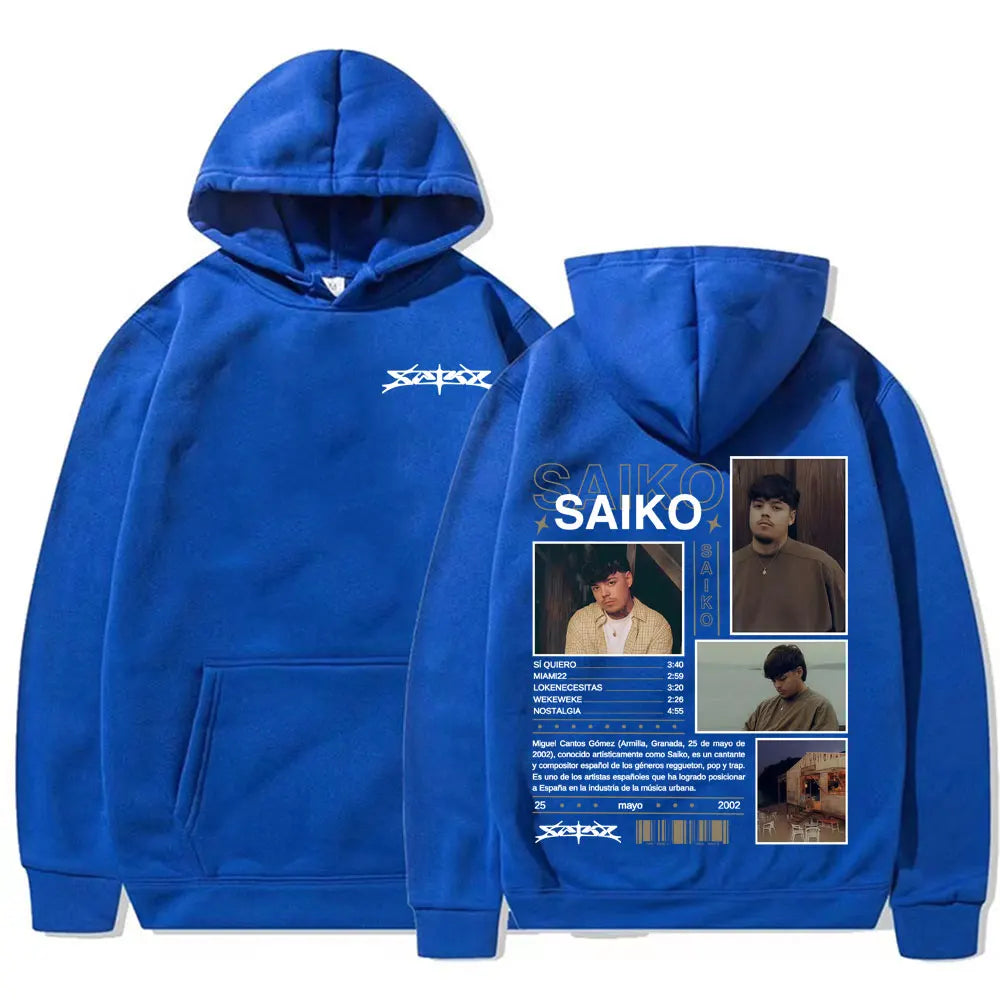 Rapper SAIKO POLARIS Album Tour 2025 Graphic Hoodies