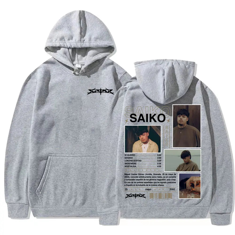 Rapper SAIKO POLARIS Album Tour 2025 Graphic Hoodies