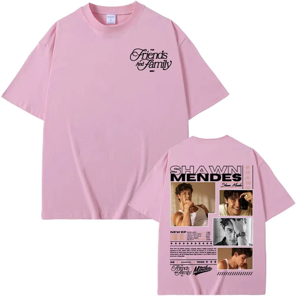 Shawn Mendes Album Tour 2025 Graphic T-Shirt