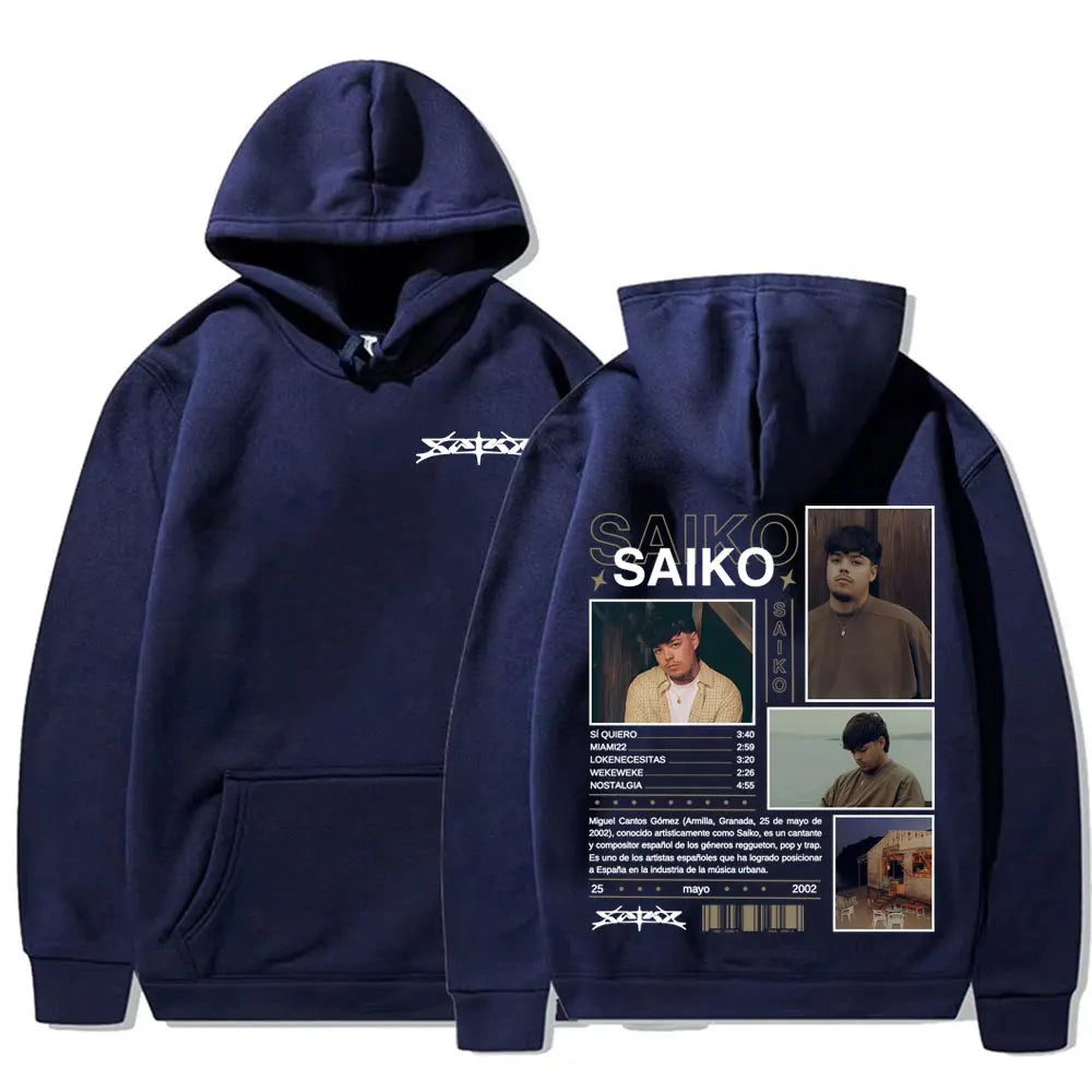 Rapper SAIKO POLARIS Album Tour 2025 Graphic Hoodies