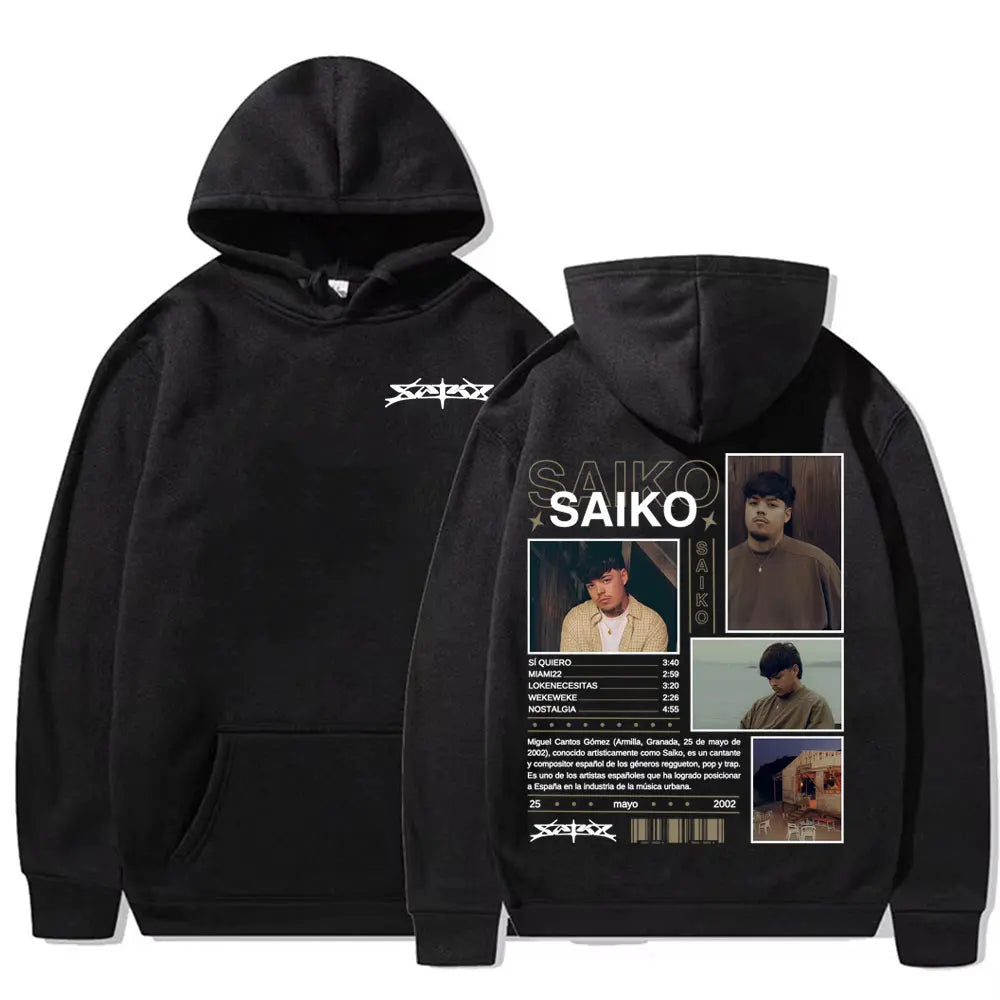 Rapper SAIKO POLARIS Album Tour 2025 Graphic Hoodies