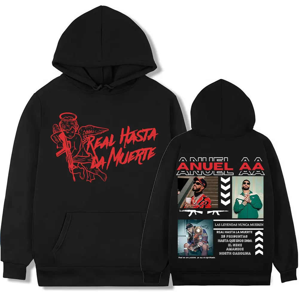 Rapper Anuel AA Real Hasta La Muerte Sweatshirts